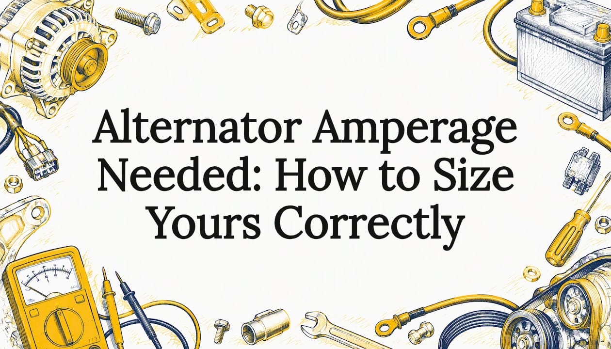Alternator Amperage Needed: How to Size Yours Correctly